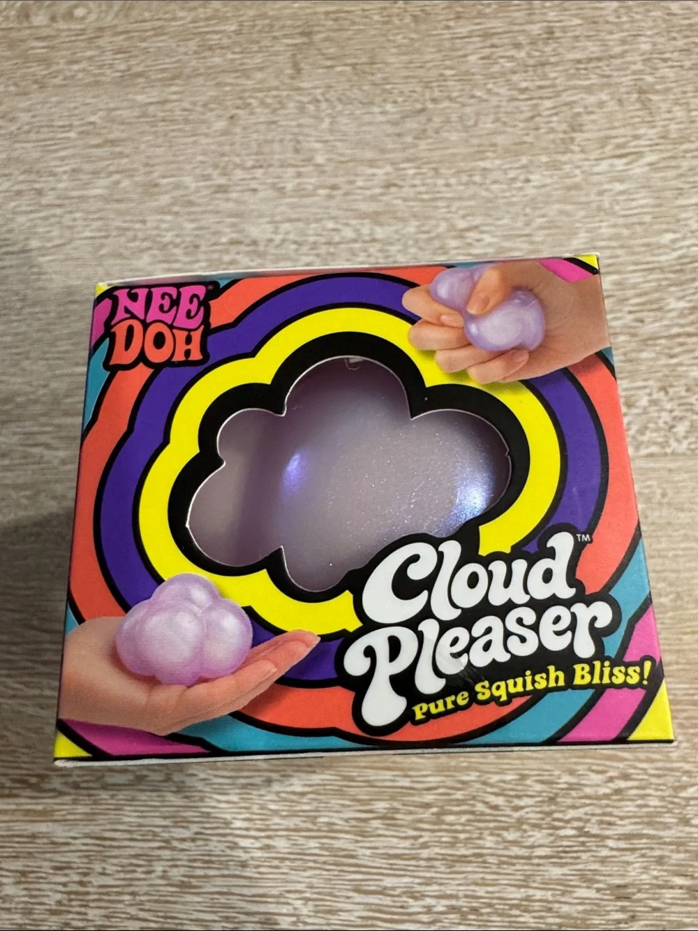 Nee Doh Cloud Pleaser Soft Squish Toy - Iridescent